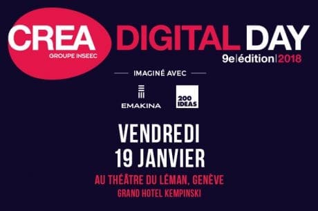 Ouvertures des inscriptions du CREA Digital Day 2018