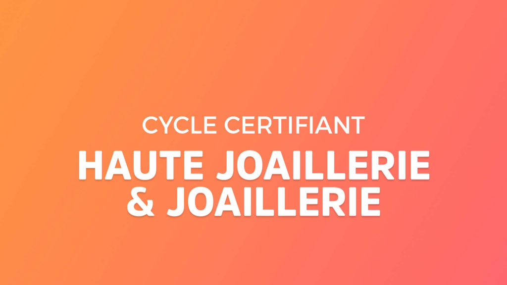 CREA Formation Continue Haute Joaillerie