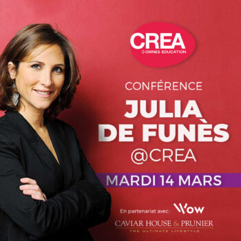 Conférence exclusive de Julia de Funès:  « Le monde du travail: comment se projeter ? »