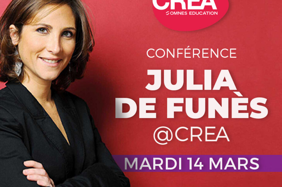 Conférence exclusive de Julia de Funès:  « Le monde du travail: comment se projeter ? »